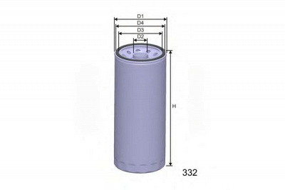 MISFAT m342 -  Топливный фильтр