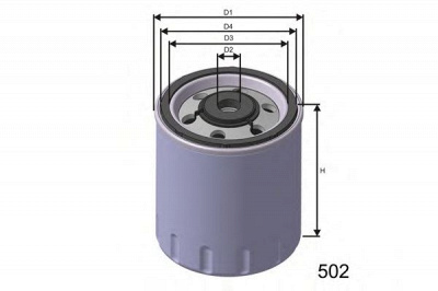 MISFAT m344 -  Топливный фильтр