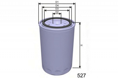 MISFAT m349 -  Топливный фильтр