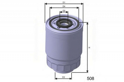 MISFAT m375 -  Топливный фильтр
