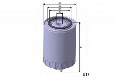 MISFAT m500 -  Топливный фильтр