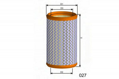 MISFAT r267 -  Воздушный фильтр