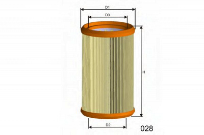 MISFAT r271 -  Воздушный фильтр