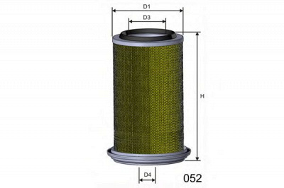 MISFAT r276 -  Воздушный фильтр