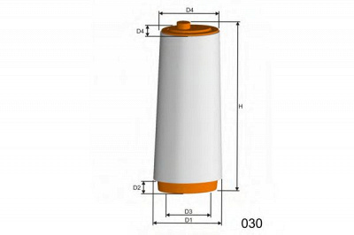 MISFAT r353 -  Воздушный фильтр