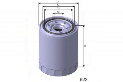 MISFAT z237a -  Масляный фильтр