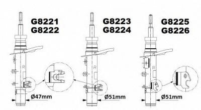MONROE g8223 -  Амортизатор