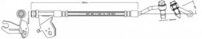 MOTAQUIP lvbh1480 -  Тормозной шланг