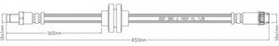 MOTAQUIP lvbh1608 -  Тормозной шланг