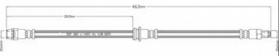 MOTAQUIP lvbh1613 -  Тормозной шланг