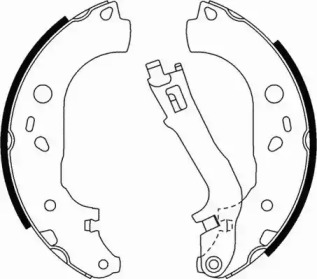 MOTAQUIP lvbs792 -  Комплект тормозных колодок