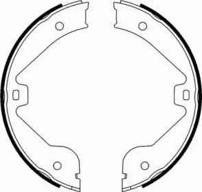 MOTAQUIP lvbs794 -  Комплект тормозных колодок, стояночная тормозная система