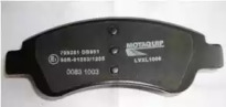 MOTAQUIP lvxl1006 -  Комплект тормозных колодок, дисковый тормоз