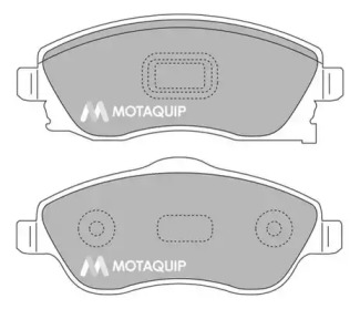 MOTAQUIP lvxl1014 -  Комплект тормозных колодок, дисковый тормоз