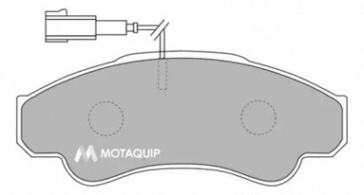 MOTAQUIP lvxl1034 -  Комплект тормозных колодок, дисковый тормоз