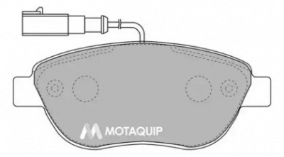 MOTAQUIP lvxl1040 -  Комплект тормозных колодок, дисковый тормоз
