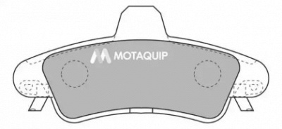 MOTAQUIP lvxl1044 -  Комплект тормозных колодок, дисковый тормоз