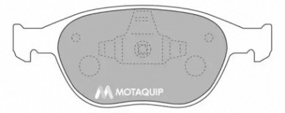 MOTAQUIP lvxl1046 -  Комплект тормозных колодок, дисковый тормоз