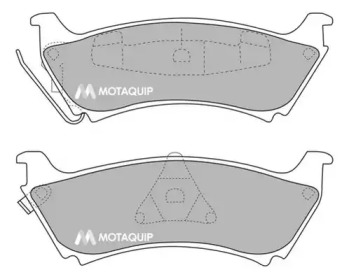 MOTAQUIP lvxl1075 -  Комплект тормозных колодок, дисковый тормоз