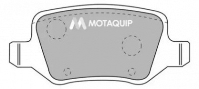 MOTAQUIP lvxl1077 -  Комплект тормозных колодок, дисковый тормоз