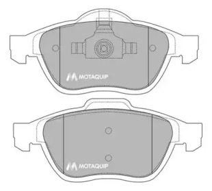 MOTAQUIP lvxl1093 -  Комплект тормозных колодок, дисковый тормоз