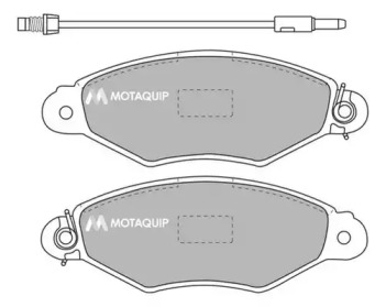 MOTAQUIP lvxl1094 -  Комплект тормозных колодок, дисковый тормоз