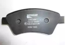 MOTAQUIP lvxl1096 -  Комплект тормозных колодок, дисковый тормоз