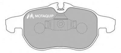 MOTAQUIP lvxl1119 -  Комплект тормозных колодок, дисковый тормоз