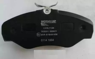 MOTAQUIP lvxl1122 -  Комплект тормозных колодок, дисковый тормоз