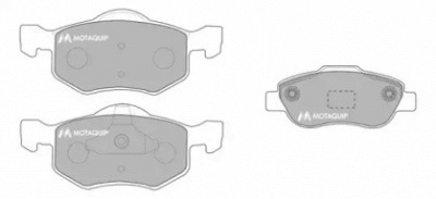 MOTAQUIP lvxl1148 -  Комплект тормозных колодок, дисковый тормоз