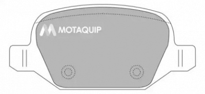 MOTAQUIP lvxl1164 -  Комплект тормозных колодок, дисковый тормоз