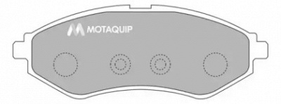 MOTAQUIP lvxl1175 -  Комплект тормозных колодок, дисковый тормоз