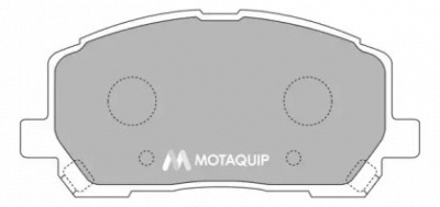 MOTAQUIP lvxl1207 -  Комплект тормозных колодок, дисковый тормоз