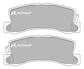 MOTAQUIP lvxl1208 -  Комплект тормозных колодок, дисковый тормоз