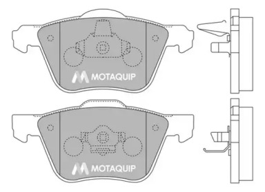 MOTAQUIP lvxl1255 -  Комплект тормозных колодок, дисковый тормоз