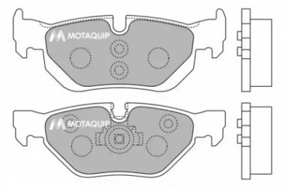 MOTAQUIP lvxl1258 -  Комплект тормозных колодок, дисковый тормоз