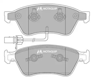 MOTAQUIP lvxl1263 -  Комплект тормозных колодок, дисковый тормоз