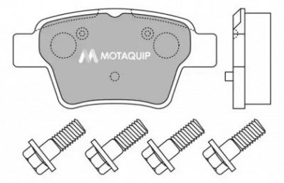 MOTAQUIP lvxl1266 -  Комплект тормозных колодок, дисковый тормоз