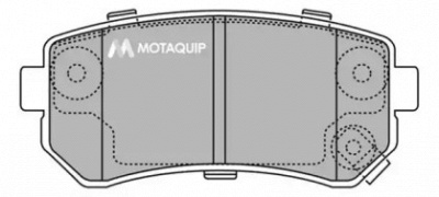 MOTAQUIP lvxl1310 -  Комплект тормозных колодок, дисковый тормоз
