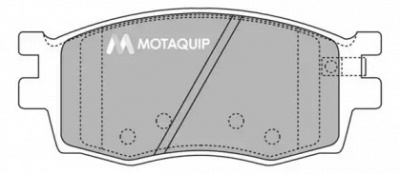 MOTAQUIP lvxl1311 -  Комплект тормозных колодок, дисковый тормоз