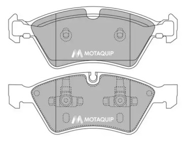 MOTAQUIP lvxl1329 -  Комплект тормозных колодок, дисковый тормоз