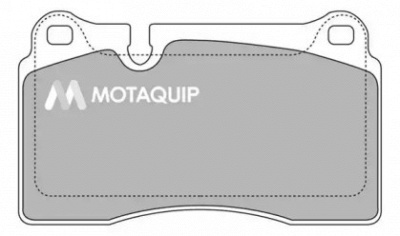 MOTAQUIP lvxl1334 -  Комплект тормозных колодок, дисковый тормоз