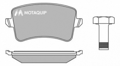 MOTAQUIP lvxl1387 -  Комплект тормозных колодок, дисковый тормоз
