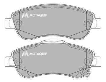 MOTAQUIP lvxl1398 -  Комплект тормозных колодок, дисковый тормоз