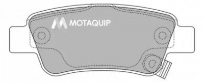 MOTAQUIP lvxl1399 -  Комплект тормозных колодок, дисковый тормоз