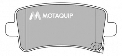 MOTAQUIP lvxl1408 -  Комплект тормозных колодок, дисковый тормоз