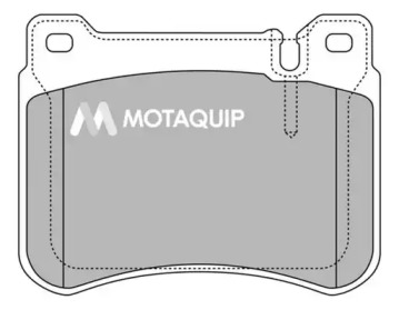 MOTAQUIP lvxl1426 -  Комплект тормозных колодок, дисковый тормоз