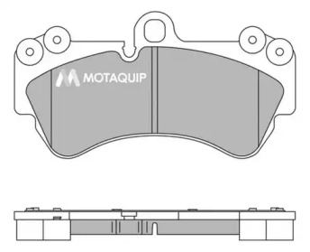 MOTAQUIP lvxl1438 -  Комплект тормозных колодок, дисковый тормоз