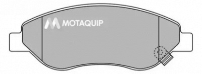 MOTAQUIP lvxl1451 -  Комплект тормозных колодок, дисковый тормоз