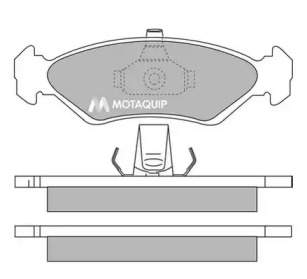 MOTAQUIP lvxl154 -  Комплект тормозных колодок, дисковый тормоз